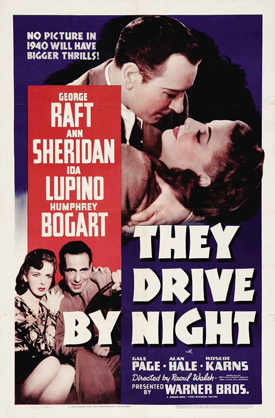 دانلود دوبله فارسی فیلم They Drive by Night 1940