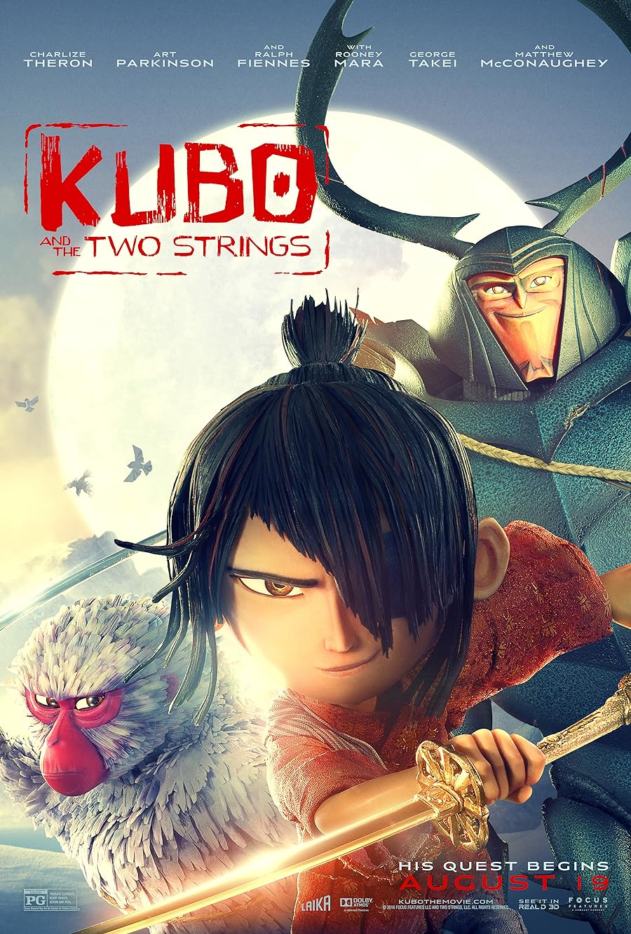 دانلود دانلود دوبله فارسی فیلم Kubo and the Two Strings 2016