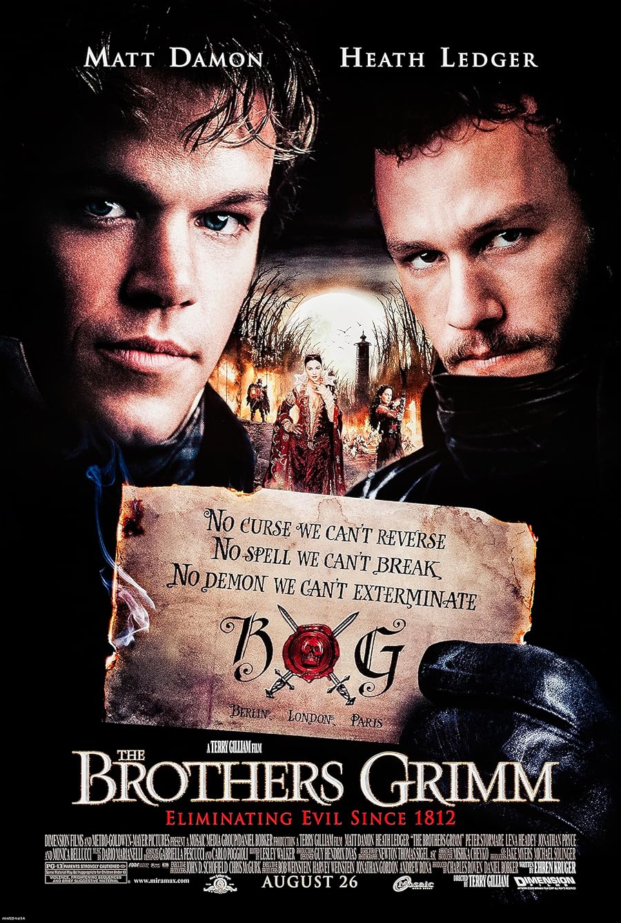 دانلود دوبله فارسی فیلم The Brothers Grimm 2005