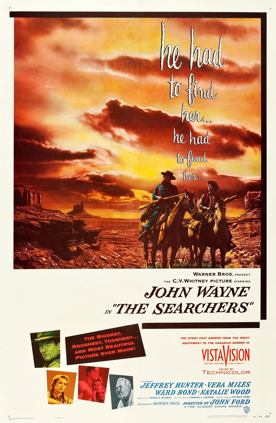 دانلود دوبله فارسی فیلم The Searchers 1956