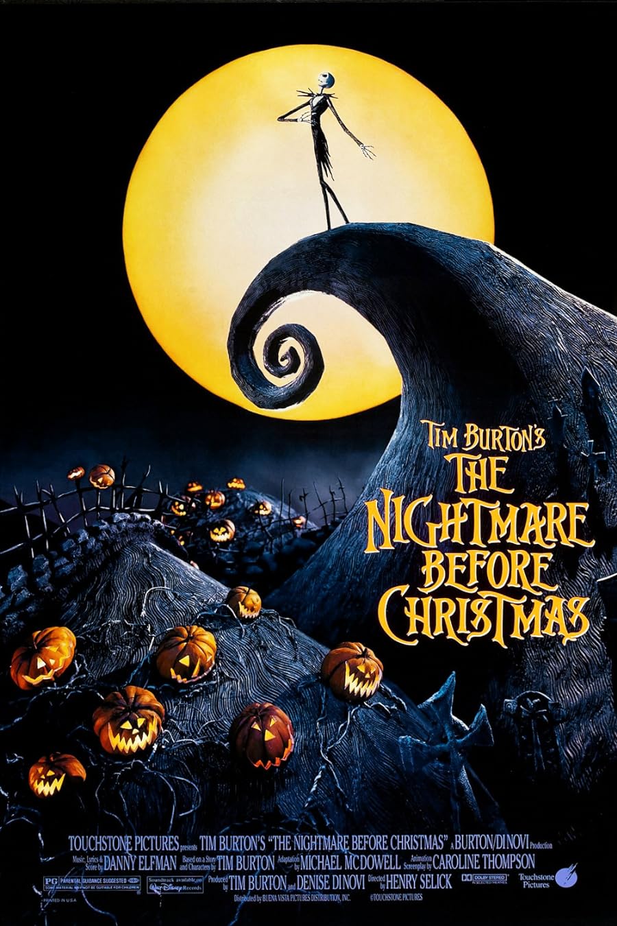 دانلود دوبله فارسی فیلم The Nightmare Before Christmas 1993