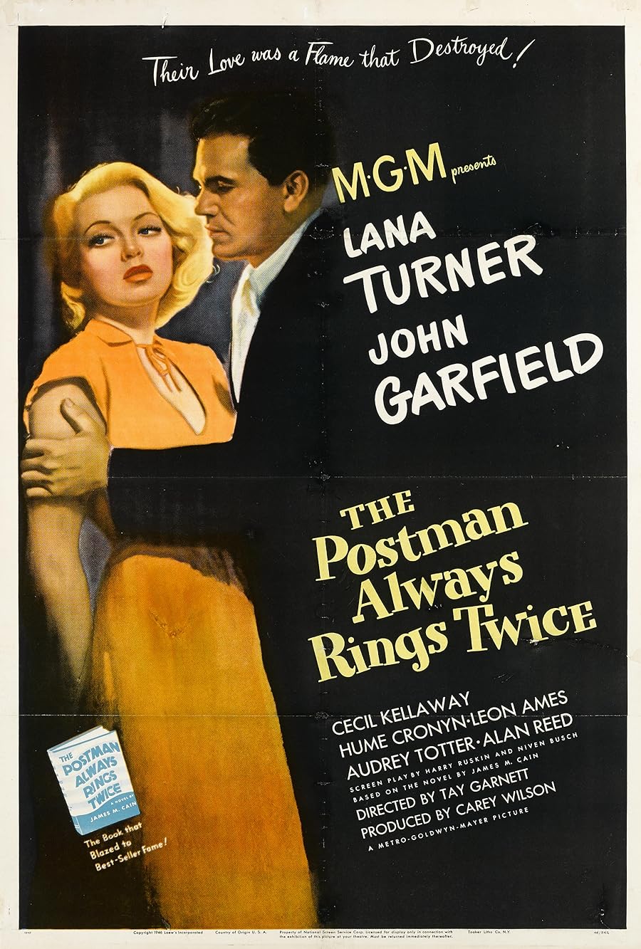 دانلود فیلم The Postman Always Rings Twice 1946 با زیرنویس چسبیده دانلود فیلم The Postman Always Rings Twice 1946 با زیرنویس چسبیده